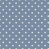 Перкаль 150 см наб 64017-7 Белые звезды на синем
