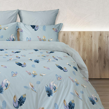 Бязь Комфорт 150 см наб 64018-1 Нинэт голубой