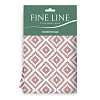 Комплект вафельных полотенец Fine Line 62077-3 Ромбы бежево-белые