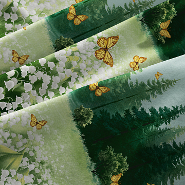 Перкаль 220 см наб 72206-1 Ландыши