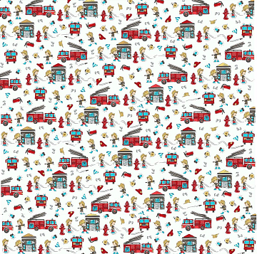 Перкаль 150 см 13411-2 Пожарники