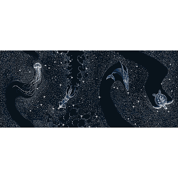 Полотно вафельное 150 см наб 29335-1 На море