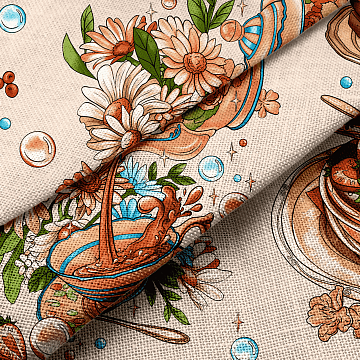 Рогожка 150 см наб арт. 904 29342-1 Вкусности