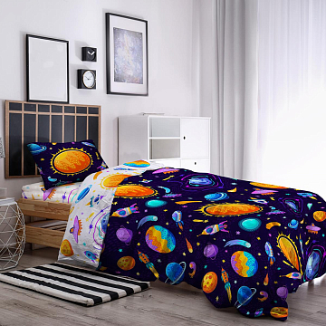 КПБ КиндерСон Поплин 16851-1/16851-2 Галактика