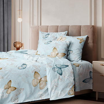 Бязь Премиум 150 см наб 64050-1 Лаверна голубой