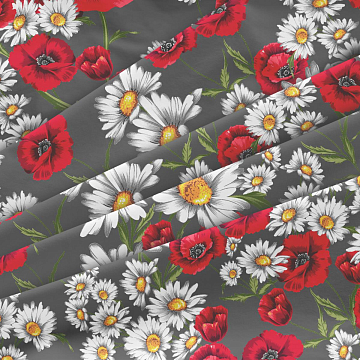 Бязь Премиум 220 см наб 50330-1 Эйграфит