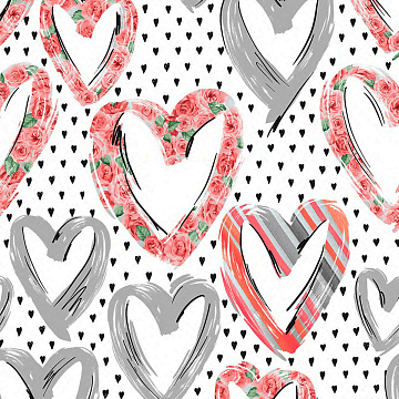 Перкаль 220 см наб 50083-1 Любовные истории