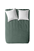 Простыня на резинке перкаль Актив WENGE 86078-9 Chinois Green