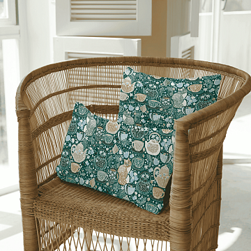 Рогожка 150 см наб 29316-1 Чаепитие