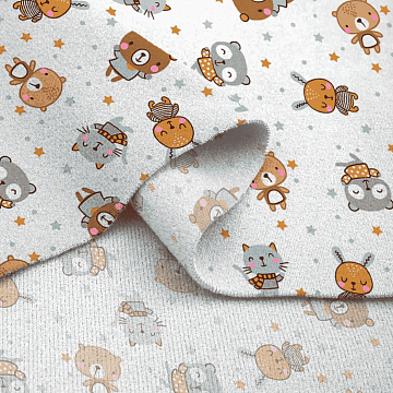 Фланель 90 см 29149-1 Мишки