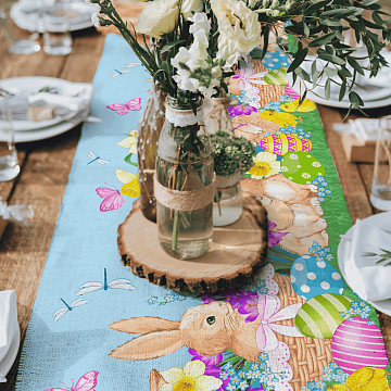 Дорожка 50 см наб 35004-1 Пасхальные зайчики