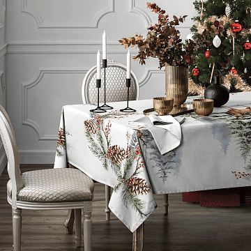 Рогожка 150 см наб арт. 904 29293-1 У снежных берегов