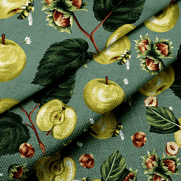 Рогожка 150 см наб арт. 904 29317-1 Яблочный аромат