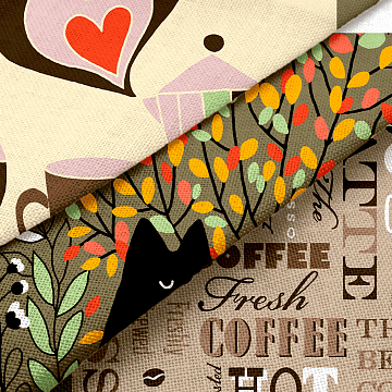 Рогожка 150 см наб арт. 904 29247-1 Время чаепития