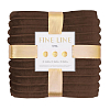 Плед велсофт Fine Line Мустанг 19-1217 полоса, 3 см