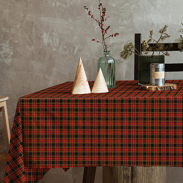 Скатерть рогожка Все ДOMA/Vse DOMA 60210-1 ИЗУМРУДНАЯ СКАЗКА