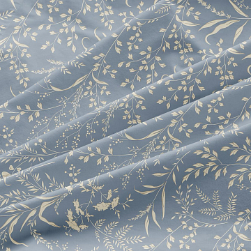 Перкаль 220 см наб 50015-2 Ботаника синий