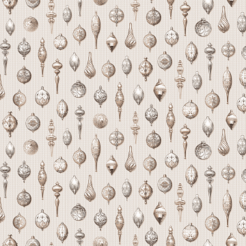 Рогожка 150 см наб арт. 904 29292-1 Новогодняя игрушка