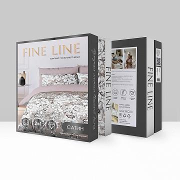 КПБ Fine Line Сатин 50214-3/24500-99 Роза Тюдоров