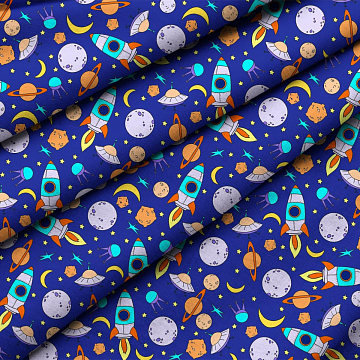 КПБ WENGE KIDS Перкаль 60096-1/0222-64 In space