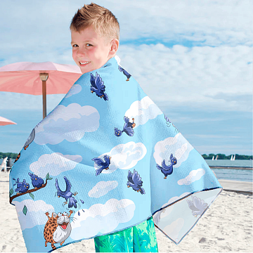 Полотно вафельное 150 см наб 29334-1 Курлык