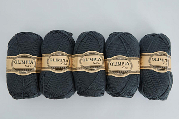 Пряжа для ручного вязания Олимпия Ника/Olimpia Nika цв.G19 дымка 5шт*100г