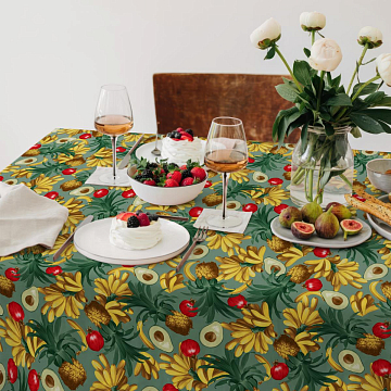 Скатерть рогожка Все ДOMA/Vse DOMA 60164-1 Много фруктов
