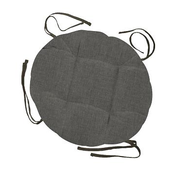 Подушка на стул с тафтингом круглая Vse DOMA 60008-2 Графит
