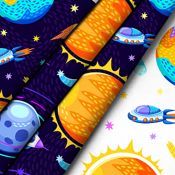 КПБ КиндерСон Поплин 16851-1/16851-2 Галактика