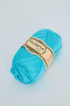Пряжа для ручного вязания Олимпия Ника/Olimpia Nika цв.G12 аква 5шт*100г