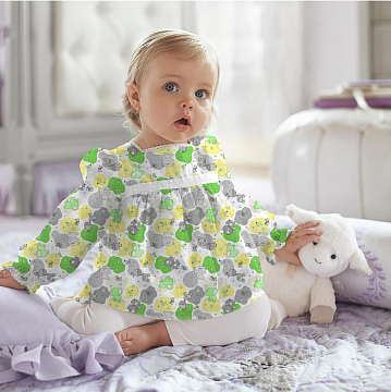 Фланель 90 см 21221-4 Звездные слоники