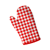 Прихватка-рукавица рогожка Fine Line 62065-2 Красно белая клетка