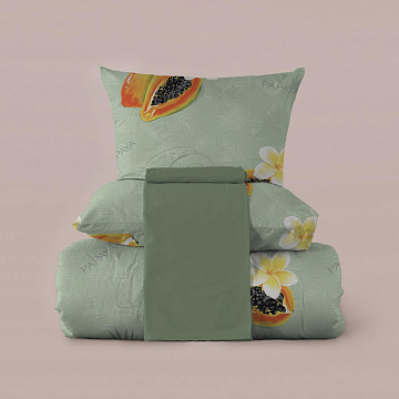 КПБ Любимый дом Бязь 50184-1/24500-24 Папайя глит.