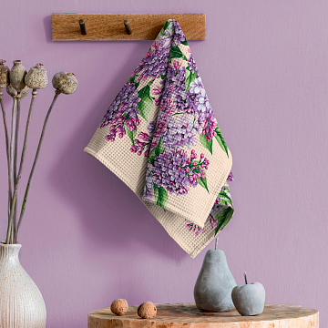 Полотно вафельное 50 см наб 29428-2 Сирень