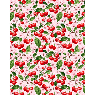 Полотно вафельное 50 см наб 29435-1 Сладкая вишня