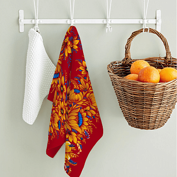 Рогожка 150 см наб арт. 904 29341-1 Народные мотивы