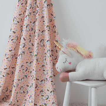 Фланель 90 см 29145-2 Лошадки