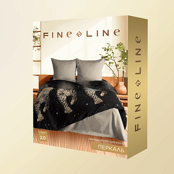 КПБ Fine Line Перкаль 60310-1/43400-6 Леопард
