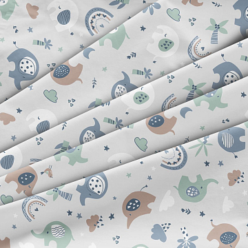 Фланель 90 см наб 64066-1 Хортон голубой