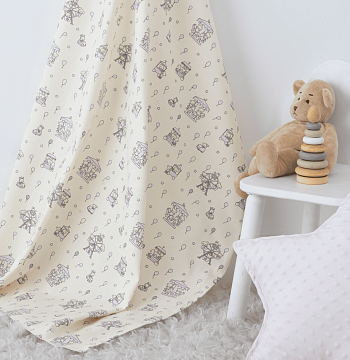 Фланель 90 см 29144-3 Карусель