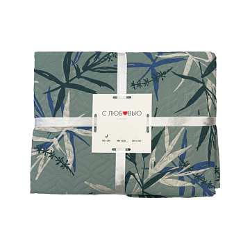 Покрывало двустороннее Комфорт Разноцветные веточки