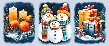 Полотно вафельное 150 см наб 29396-1 Мандариновый аромат