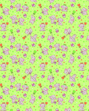 Фланель 90 см 5568-5 Слоники