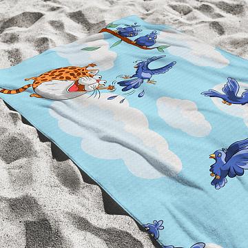 Полотно вафельное 150 см наб 29334-1 Курлык