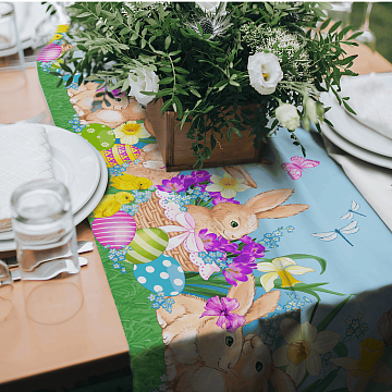 Дорожка 50 см наб 35004-1 Пасхальные зайчики