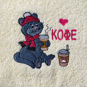 Полотенце махровое Fine Line ОМ-4 Время кофе