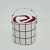 Комплект махровых полотенец Fine Line красное+белое, в подарочной корзине