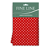 Комплект вафельных полотенец Fine Line 62064 Горохи на красном