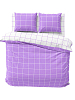 КПБ Crazy Getup 16405-3/16405-4 Grid paper Lavander