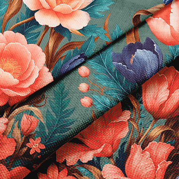 Рогожка 150 см наб арт. 904 29454-1 Цветосад